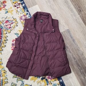 Eileen Fisher puffer vest sz Med